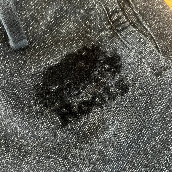 Roots Classic Dark Grey Heather Baggy Straight Sweatpants - Men's Medium - Picture 3 of 6